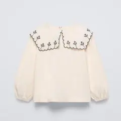 ZARA ベビー 新品 エンブロイダリーカラートップス 116
