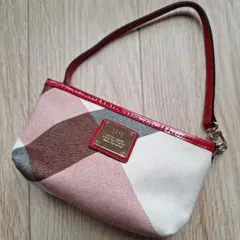 DAKS　ポーチ　チェック柄