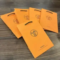 エルメス HERMES 紙袋ミニ5袋  リボン5本付