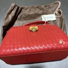 LOUVIER　ショルダーバック　赤色　未使用品