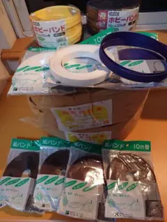 最終お値下げ・エコクラフトタイヤ巻400✕2カラー6色合計12点セット