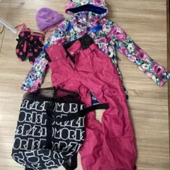 スノーボード　ウェアセット M 花柄