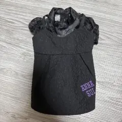 ANNA SUI 犬服　ワンピース　ブラック Lサイズのサムネイル