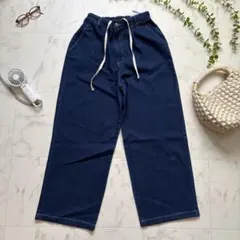 【新品タグ付】 CPCM デニムイージーパンツ フリーサイズ