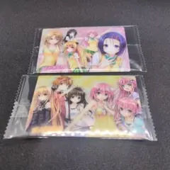 To LOVEる ダークネス カード 2枚セット 集合イラスト モモ ララ ヤミ
