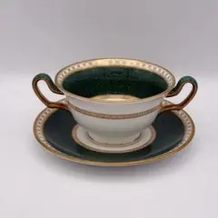 【希少】緑壺　ウェッジウッド　ユーランダー　グリーン　カップ&ソーサー　スープのサムネイル