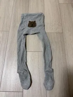 babyGAP ベビーギャップ　くまさんタイツ 4-5year グレー