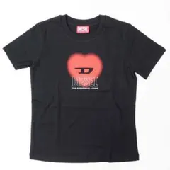 大人もOK！新品 DIESEL ハート Tシャツ ブラック 12Y(150cm)のサムネイル
