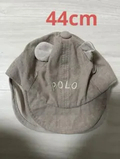 POLO ベビーキャップ 耳付き 44cm