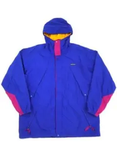 90s パタゴニア ガイドシェルジャケット コバルト 表記(L)