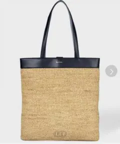 Paul Smith ポールスミス 22SS ウーブンラフィア トートバッグのサムネイル