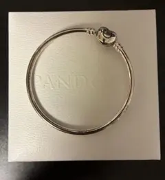 s*z様 Pandora ハート型チャーム ブレスレット