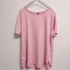SKECHERS 【2XL】 ピンク 半袖Tシャツ シンプル ストレッチ生地のサムネイル