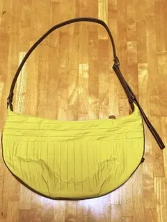 MICHEL KLEIN カラシ色ハンドバッグ／ショルダーバッグ