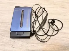 ヤ*マ様 SONY カセットウォークマン WM-EX677 ブルー リモコン付き