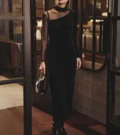 シアーコンビタイトワンピース