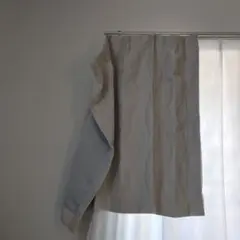 遮光１級カーテン100×110cm2枚　ベージュ系のサムネイル