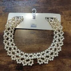 GU ツケエリ パール ネックレス オフホワイト