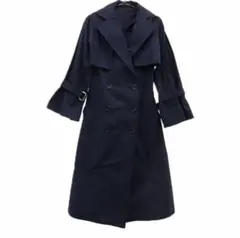 【38サイズ】ネイビー トレンチコート ダブルブレスト アーバンリサーチ春服のサムネイル