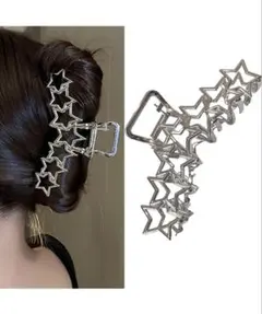 HAPVITAL バンスクリップ ヘアクリップ シンプル ヘアアクセサリー