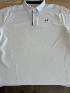 UNDER ARMOUR アンダーアーマー ポロシャツ ホワイト メンズ　XL