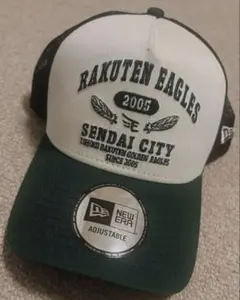 野球 楽天 楽天イーグルス 帽子 キャップ グリーン ホワイト