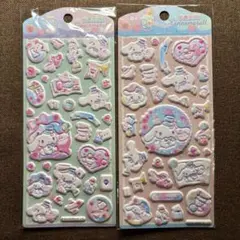 正規品　サンリオ　シナモロール　マシュマロシール　シナモ　もちもちシール