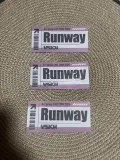 Aぇ! group Runway チケット風落下物 3枚