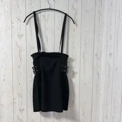 MA＊RS ジャンパースカート サスペンダースカート 黒 フリル 地雷系