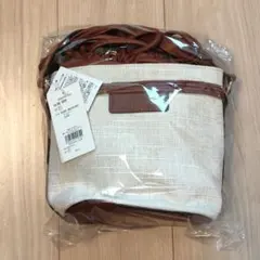 値下げ【新品未開封】AZUL by MOUSSY 巾着ショルダーバッグ ブラウン