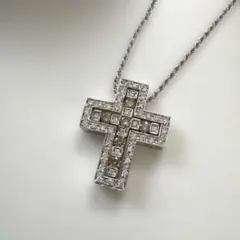 あ*ー様 ダイヤモンド ネックレス 幾何学モチーフK18WG - メルカリ