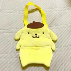 ポムポムプリンくじ　持ち手つきポーチ