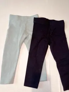 ZARA パンツセット ライトグレー ダークブルー