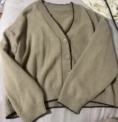 クラシカルエルフ　ニット　カーディガン　茶色　Lサイズ