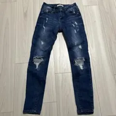 FOREVER21 ダメージジーンズ　デニム　US24/JP61