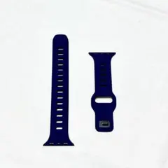 Apple Watch バンド 38mm 40mm 41mm シリコン 青