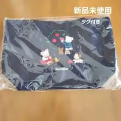 familiar 刺繍トートバッグ　ネイビー　日本製