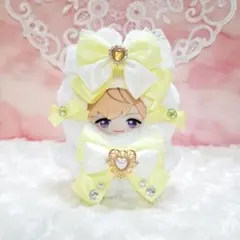 にじぱぺっと にじぱぺ　ぬい服 きぐるみ 10cm うさぎ パステルイエロー