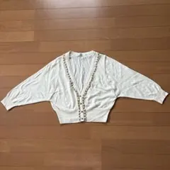 Dot and Stripes 五分袖 カーディガンのサムネイル