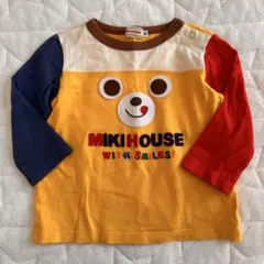 ミキハウス　長袖　Tシャツ　顔ドン