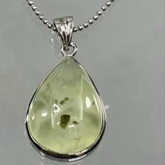 TPY0107⭐️プレナイトペンダントトップ⭐️高品質天然石　パワーストーン