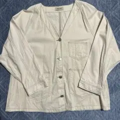 美品　ジャケット　ベージュ　LL