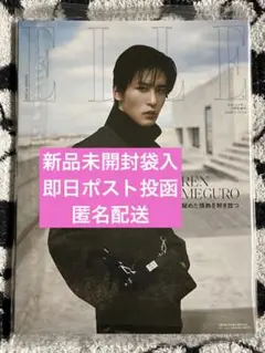 ELLE JAPON 2024年3月増刊　表紙　目黒蓮　エルジャポン