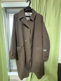 NANO UNIVERSE SUPER140’S ウールコート ブラウン系