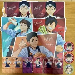 ハイキュー 大戸屋 マツキヨ ビジュアルボード クリアステッカー 匿名配送