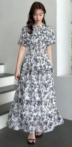 dazzlin　watercolorflowerワンピース