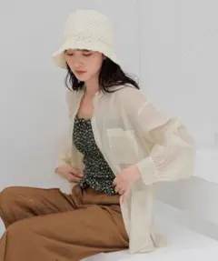 LOWRYS FARM シアーバンドシャツ　新品未使用