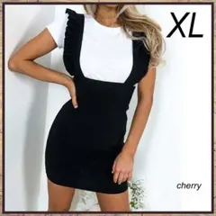 新品 ハイウエスト タイトスカート ブラック XLミニスカート カジュアル