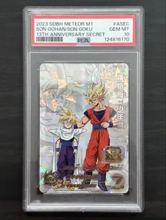 PSA10 孫悟飯 SP スーパーパラレル ドラゴンボールヒーローズ 史上初の2段階パラレル】新品未使用 スーパードラゴンボール