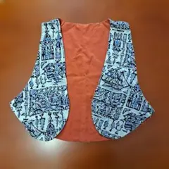 美品　ハンドメイド　フォークダンスベスト　大きめ